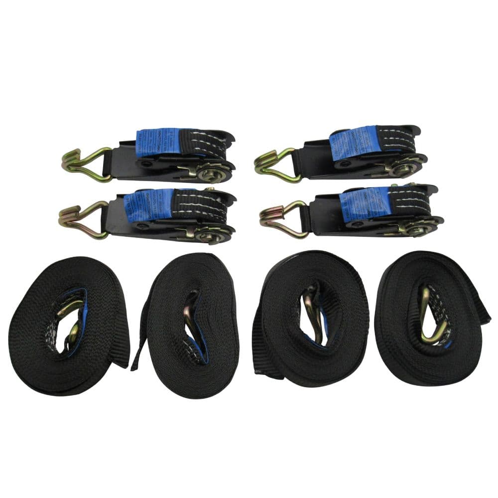 Load Fixing Strap 4X 0.8T 25MM Lashing Ratchet Strap | SecureFix Direct
