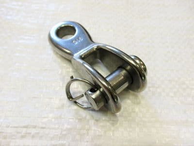 Toggle Rigging Link Stainless Steel 14MM (Fork Jaw Shackle Cable Wire Connector)