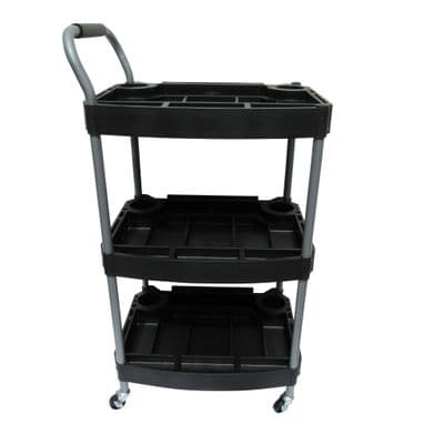 Tool Trolley Cart 3 Layer 66KG (Workshop Mobile Mechanic Rolling Wheels)