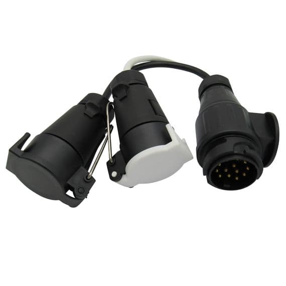 7 Pin Plug To 13 Pin Socket Adaptor| SecureFix Direct