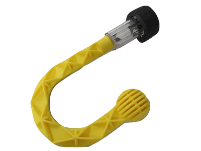 Towball Hitch Light (Solar Safety Security Ball Lock Trailer Towing Coupling Yellow)