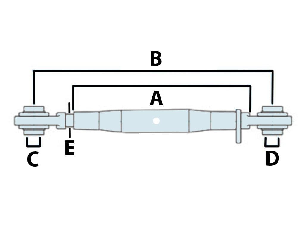 Tractor Top Link Cat 11 285MM SecureFix Direct