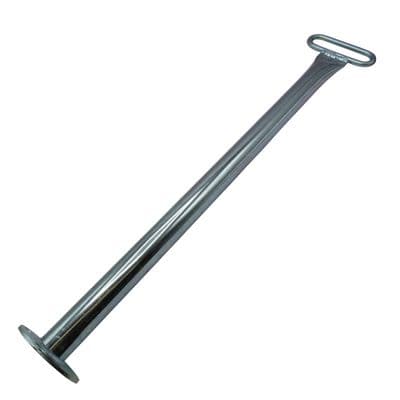 Trailer Prop Stand Drop Tube with Handle 34MM x 600MM (Caravan Support Leg Zinc Plated)