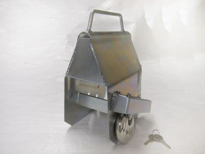 Trailer Security Hitch Lock with Padlock - Caravan Towing Coupling Mount Cover