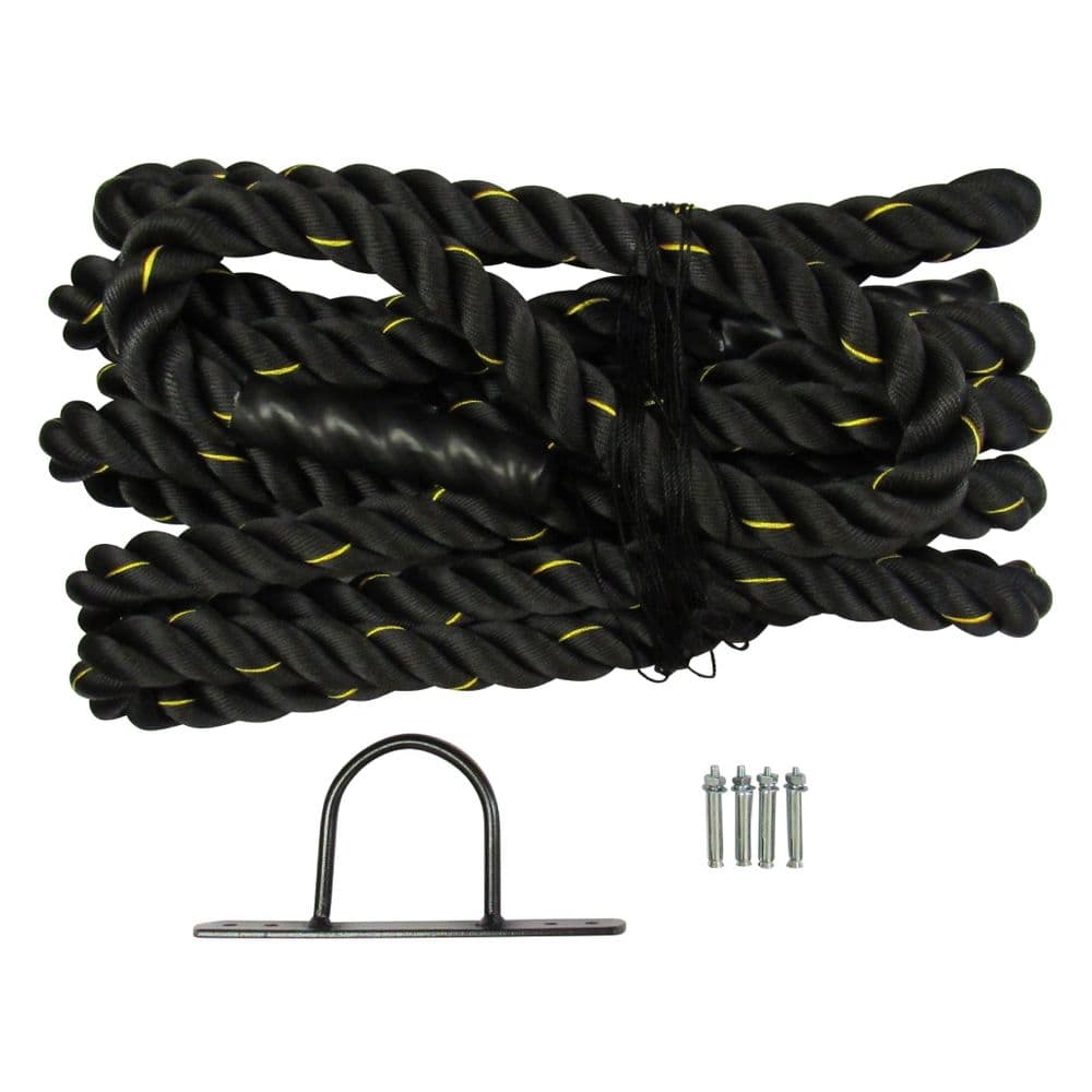 Powerline Rope Bracket 9M Battle Rope & Anchor | SecureFix Direct