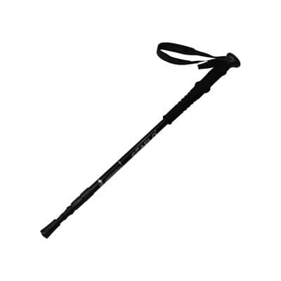 Trekking Poles Anti Shock Alloy x1 - Foam Handles Telescopic Hiking Walking 3 Section 660-1350MM