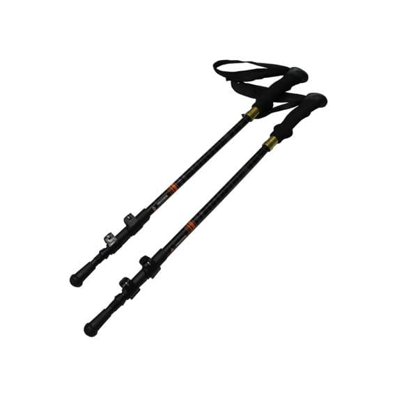 Trekking Poles Quick Release With Straps x2  - Adjustable Anti-Shock Hiking Nordic Walking