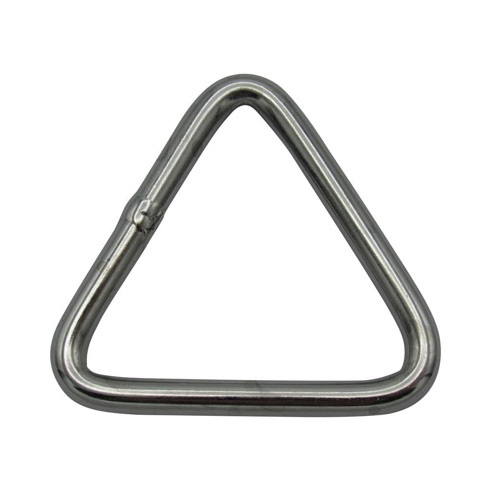 Steel Rings Triangular Triangular D Ring Stainless 5MM x 45MM | SecureFix Direct