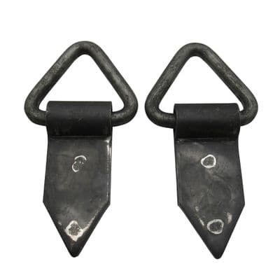 Triangular Weld On Lashing Rings (Self Colour Tie Down Heavy Duty Trailer 2 4 6 8 12)
