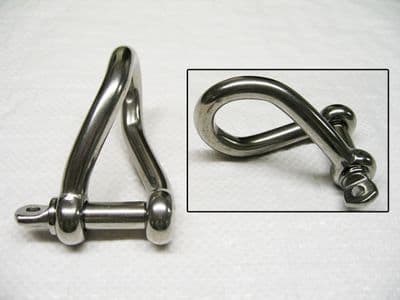 Twisted Shackles With Screwed Collar Pins