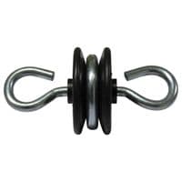 10x Electric Fence Gate Handle Compact Insulated Spring Handles With Hook Black - Foto 9