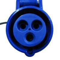 13A UK Plug to 16A CEE Female Socket Adapter | Free UK Mainland Delivery