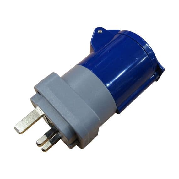 UK 13AMP Plug to CEE 16Amp Female Socket Adapter | Free UK Mainland Delivery