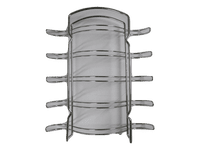 Under Shelf 10 Mug Holder | SecureFix Direct