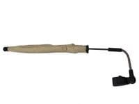 Fully Adjustable Cream Parasol & Flexible Pole | Free UK Mainland Delivery