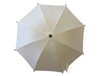 Fully Adjustable Cream Parasol & Flexible Pole | Free UK Mainland Delivery