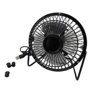 USB Desk Fan Mini (Portable Small Table Desktop Powered)