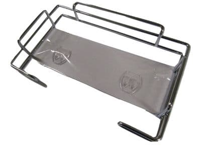 Wall Mounted Bin Bag Holder - Waste Rubbish Cupboard Door Kitchen