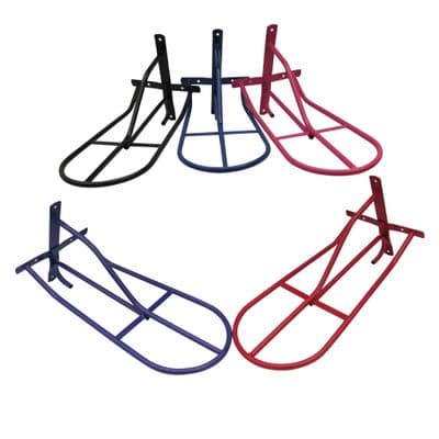 Wall Mounted Saddle Rack Stand (Horse Riding Tack Room Stable 5 Colours)