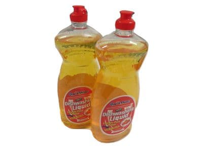 Washing Up Liquid Detergent Orange Scent 946ml (Dish Soap) x2