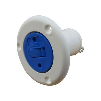 Water Filler Cap - 33MM Nylon Deck Socket Marine Plug Motorhome Caravan