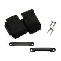 Large Leisure Battery Box & Black Straps | SecureFix Direct