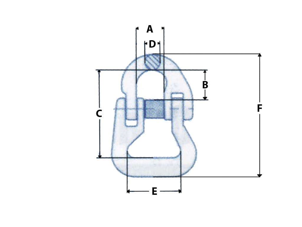 Grade 80 10MM Webbing Connector | SecureFix Direct