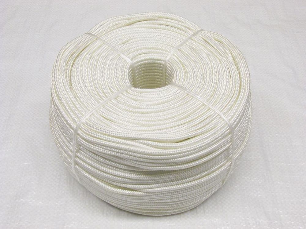 10MM White Braided Polyester Rope | SecureFix Direct