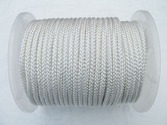 12MM White Braided Polyester Rope | SecureFix Direct