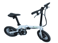 36V White Folding Electric Bike | SecureFix Direct