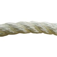 55M X 10MM 3 Strand White Nylon Rope | Securefix Direct