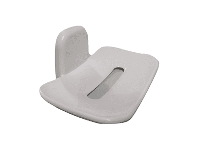 White Wall Mounted Soap Dish (Walk-In Stick on Shower Tray)