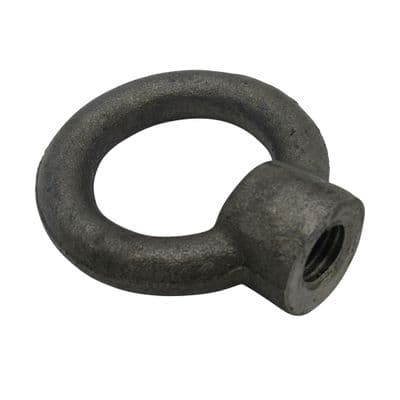 Whitworth Thread Self Colour Eyenut 3/8'' (10MM Commerical Shoulder Drop Forged Nut)