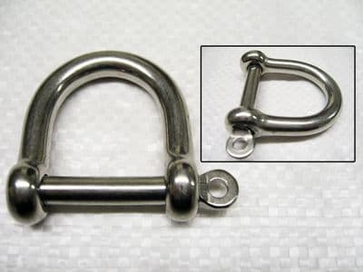 Wide Jaw Dee Shackles With Screwed Collar Pins