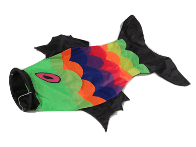 Windsock Rainbow Fish Decorative   (Wind Sock Line Swivel Flag Pole Fun Garden Novelty Beach)