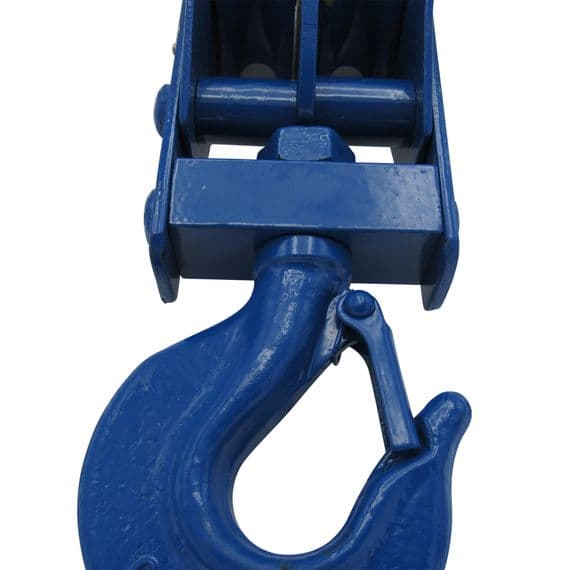1T Wire Rope Pulley Block With Hook Securefix Direct