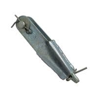 Wire Rope Wedge Socket & Pin 4MM-5MM - Terminator Jaw Zinc Plated