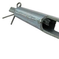 Wire Rope Wedge Socket & Pin 4MM-5MM - Terminator Jaw Zinc Plated