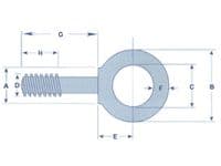Wood Eye Bolt Stainless Steel 5MM | SecureFix Direct