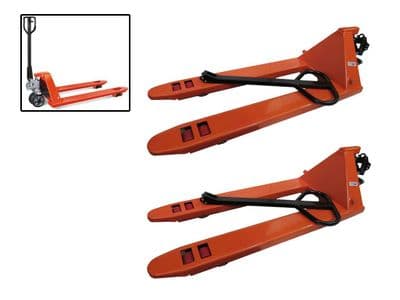 X2 2.5 Ton Hand Pallet Pump Truck, Euro - 2500KG Fork Lift Trolley Jack Push