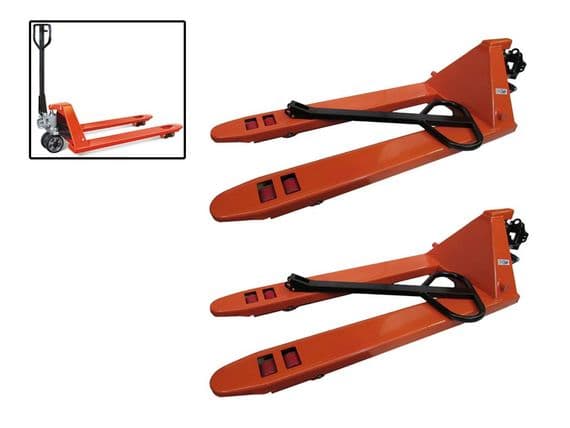 X2 2.5 Ton Hand Pallet Pump Truck, Euro - 2500KG Fork Lift Trolley Jack Push