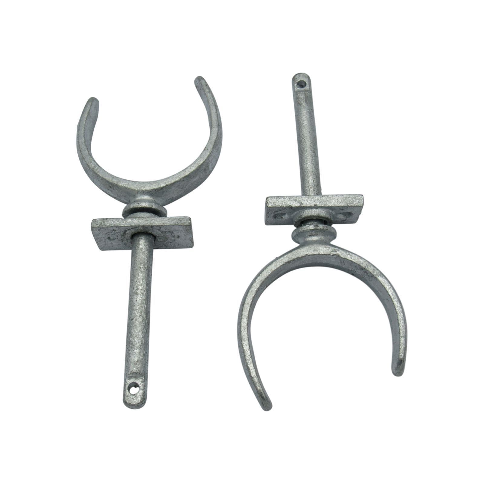 Paire De Supports D'aviron à Pince En Acier Inox 316 – Diamètre 1 3/8" à 1 3/4", Tige 1/2", Pour Bateau, Yacht