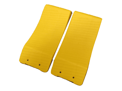 Leisurewize 2 X Tyre Saver Round Wheel Stop Leveller Ramp LWACC47