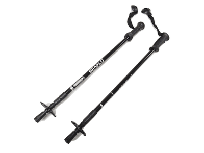 x2 Nordic Telescopic Trekking Poles with Anti-Shock - Walking Hiking Stick