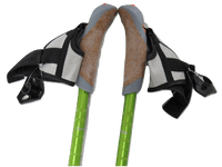 x2 Telescopic Trekking Poles with Gloves | SecureFix Direct