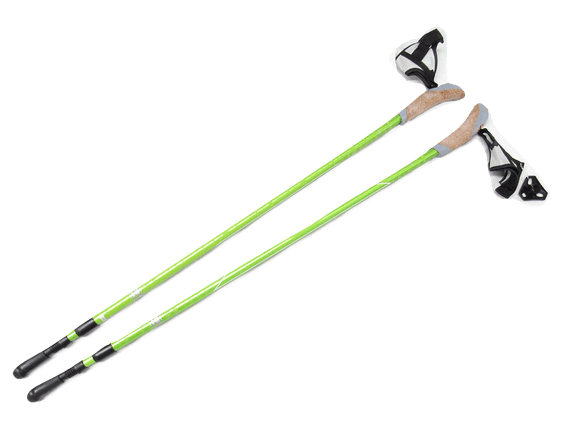 x2 Telescopic Trekking Poles with Gloves | SecureFix Direct
