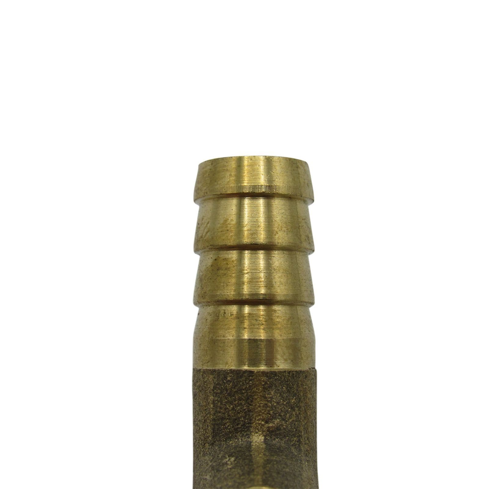 Barbed Hose Connector Brass Straight / Joiner - For Air, Fuel, Water, Gas Tubing Brass Hose Barb Connector - Foto 5