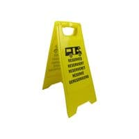 Motorhome Multi Language Reserve Sign | SecureFix Direct