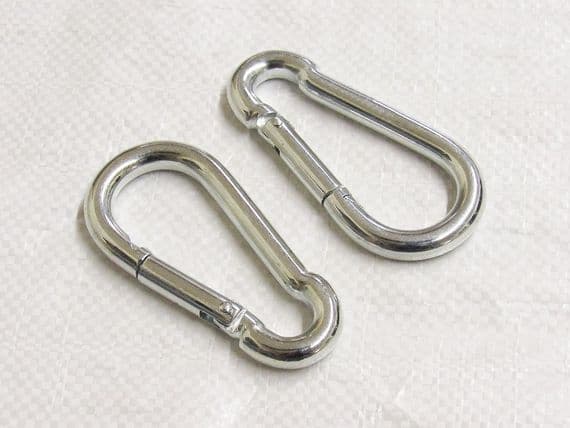 Zinc Plated Carbine Snap Hook 10MM X2 | SecureFix Direct