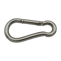 Zinc Plated Carbine Snap Hook 14MM X2 | SecureFix Direct
